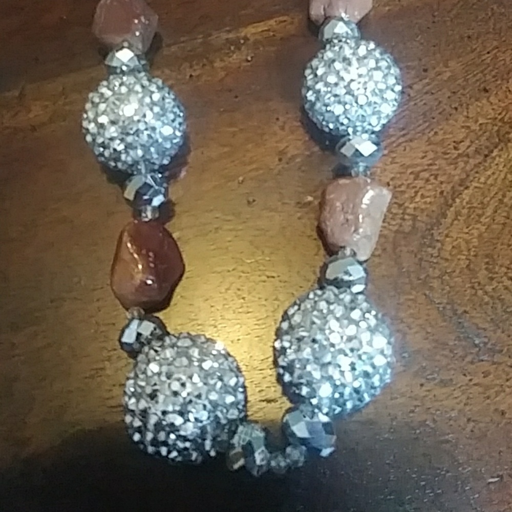 Neckless and earrings